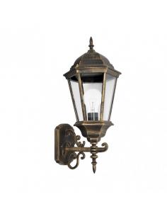 Regulus Outdoor Aluminum Wall Light 1xe27 Neg/gold 54x25x27 Cm Ip44