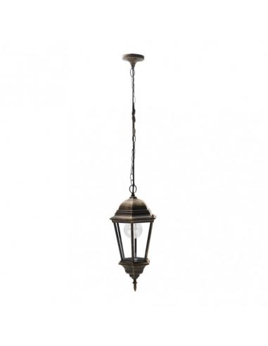 Regulus 1xe27 Neg/gold Ip44 Regx23x23 Cm Ext.aluminum Pendant