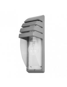 Elnath 1xe27 Outdoor Wall Light Gray Ip44 35x12x12 Cm