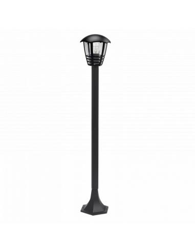 Alnilan 1xe27 Black Outdoor Aluminum Street Light Ip44 94x18x18 Cm