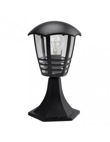 Alnilan 1xe27 Black Aluminum Exterior Wall Light 30x16x16 Cm Ip44
