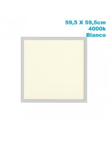 Panel Led 48w 4000k Lino Blanco 4800lm 1x59,5x59,5 Cm Corte 59x59 Cm