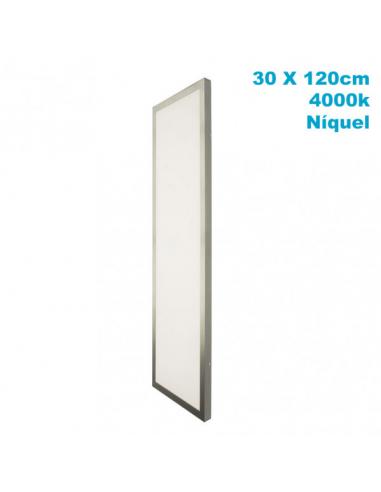 Plafon 72w 4000k 3,5x30x120 Cm Plano Niquel 6120lm
