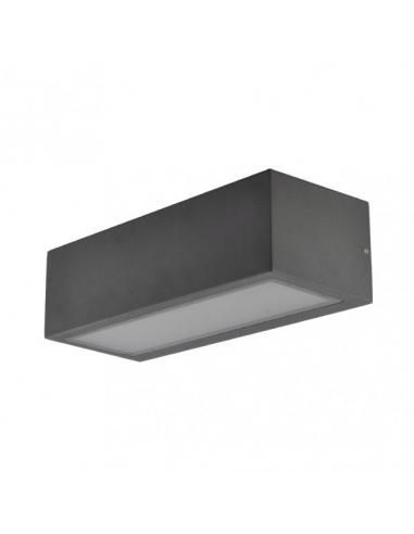 Aplique Exterior Conga Gris Oscuro 1xe27 Ip54 8x26x10,8 Cm
