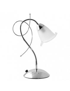 Adelfa Table Lamp 1xe14 Chrome 38x15x26 Cm