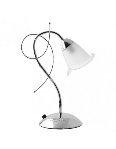 Adelfa Table Lamp 1xe14 Chrome 38x15x26 Cm