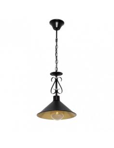 Azalea Pendant 1xe27 Black/gold Regx26x26 Cm