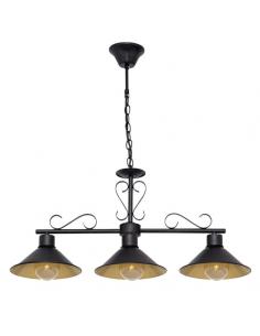 Azalea 3xe27 Black/gold Regx86x20 Cm Pendant