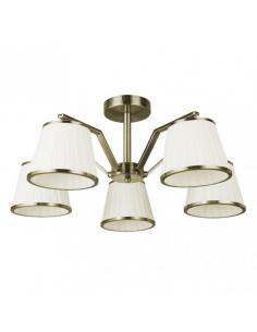 Clover Lamp 5xe14 Leather Pant.beige 24x59x59 Cm