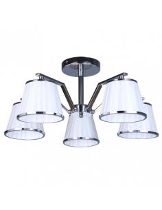 Clover Lamp 5xe14 Chrome White Screen 24x59x59cm