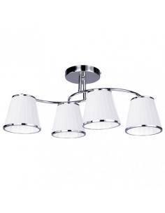 Lantanas Lamp 4xe27 Chrome White Screen 24x64x31.5 Cm