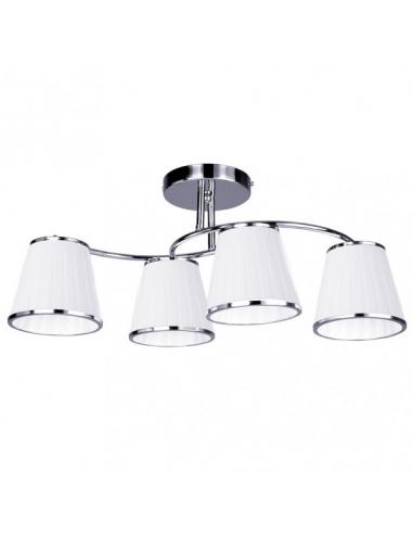 Lantanas Lamp 4xe27 Chrome White Screen 24x64x31.5 Cm