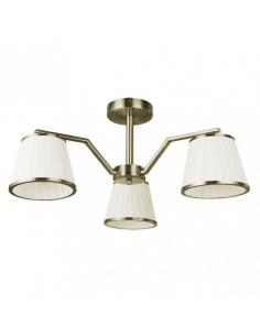 Clover Lamp 3xe14 Leather Pant.beige 24x56x56 Cm