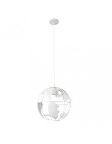 Colgante Orbe 1xe27 Blanco Regx30x30 Cm