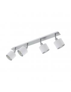 EGLO 97535 - VALBIANO Spotlights in Nickel-matte Steel, white and Textile