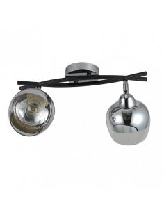 Denali 2xe27 Chrome Strip/black 24x38x14 Cm