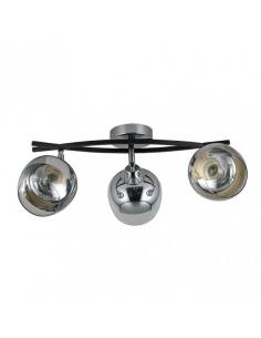 Denali 3xe27 Chrome/black strip strip 24x45x14 Cm