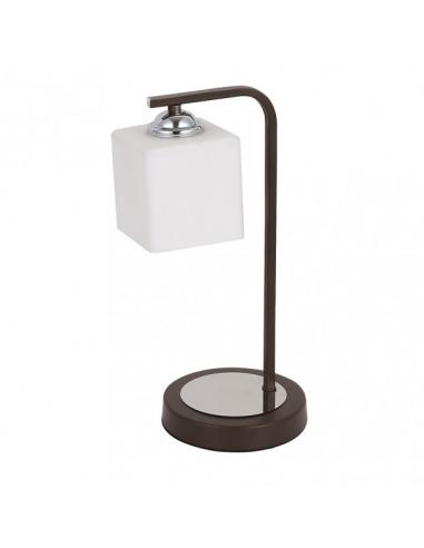 Elbrus 1xe27 Wenge/Chrome Table Lamp 35x18x14 cm