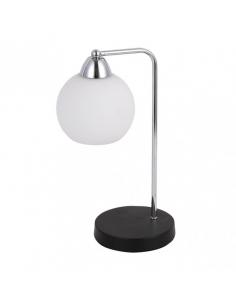 Pissis 1xe27 Chrome/black table lamp 35x17x14 cm