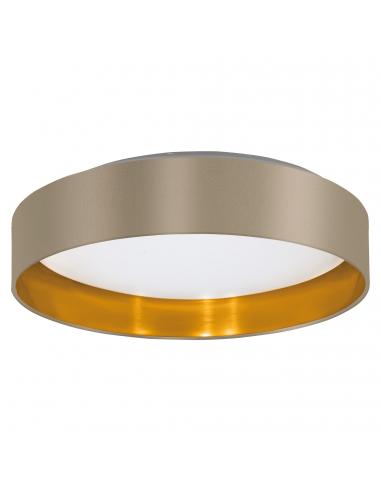 EGLO 31624 - MASERLO LED ceiling light in Acrylic, white steel and Textile