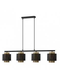 Kyoto 4xe27 Black/gold Lamp Regx106x16 Cm