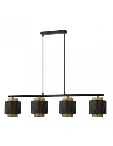 Kyoto 4xe27 Black/gold Lamp Regx106x16 Cm