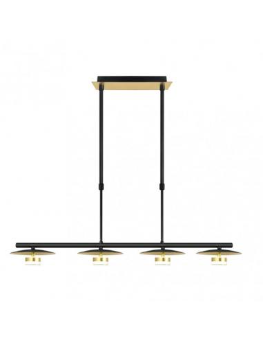 Cape Town Lamp 4l 24w 4000k Black/gold Regx85x15 Cm 1920 Lm
