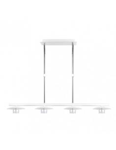 Cape Town Lamp 4l 24w 4000k White/silver Regx85x15 Cm 1920 Lm