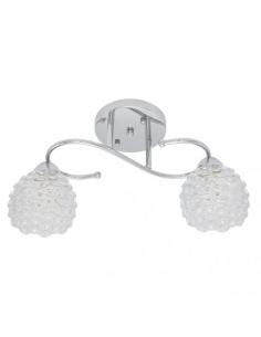 Bagan 2xe14 Chrome Lamp 22x42x14.5 Cm