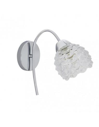 Bagan 1xe14 Chrome Wall Light 26x27x12 Cm