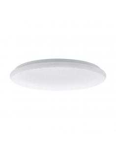 EGLO 97541 - GIRON-S LED ceiling light in white steel and acrylic with glass effect