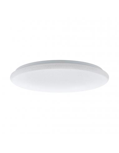 EGLO 97541 - GIRON-S LED ceiling light in white steel and acrylic with glass effect