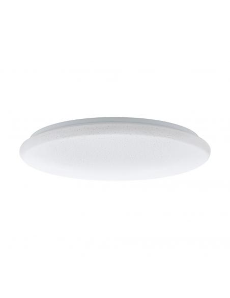 EGLO 97541 - GIRON-S LED ceiling light in white steel and acrylic with glass effect