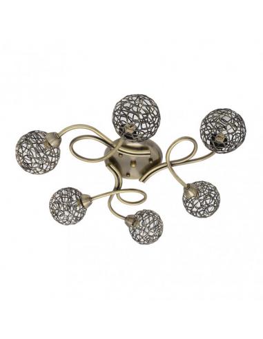 Lyon 6xg9 Leather Lamp 15x60x60 Cm