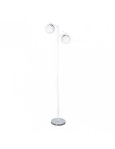 Havana Living Room Foot 2xe14 White/Chrome 160x25x40 Cm