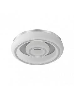 Paris 66w 3000-4000-6500k White/silver ceiling light 5610 Lm 12x55x55 Cm C/remote, Memory And Intensity Regulation