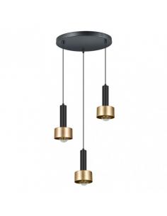 Allende 3xe27 Black/gold Lamp Regx35x35 Cm
