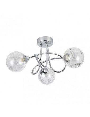 Rio De Janeiro Lamp 3xg9 Chrome 21x37x37 Cm