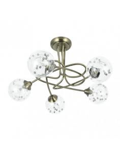 Rio De Janeiro Lamp 5xg9 Leather 29x42x42 Cm