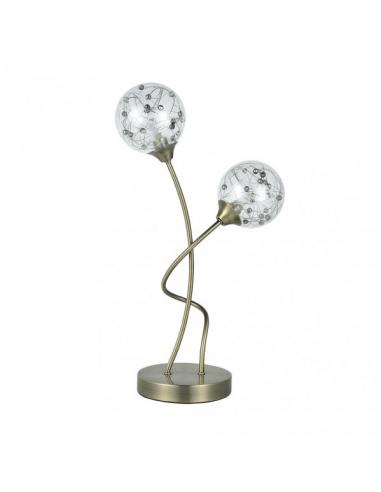 Rio De Janeiro Table Lamp 2xg9 Leather 45x24x14 Cm