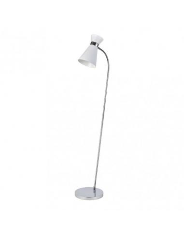 Petra 1xe27 White/Chrome Living Room Foot 139x39x25 Cm Adjustable