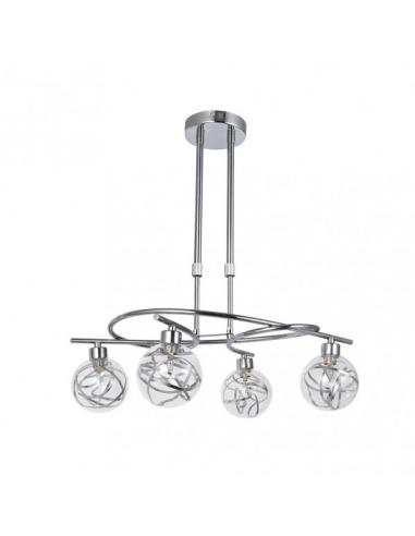 Varanasi 4xg9 Chrome Lamp Regx50x32 Cm