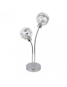 Varanasi 2xg9 Chrome Table Lamp 46x27x13 Cm