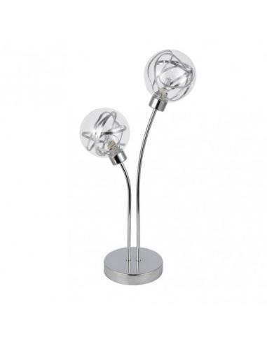 Varanasi 2xg9 Chrome Table Lamp 46x27x13 Cm