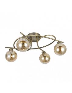 Varanasi 4xg9 Leather Ceiling Light 20x32x40 Cm