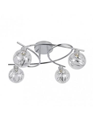 Varanasi 4xg9 Chrome Ceiling Light 20x32x40 Cm