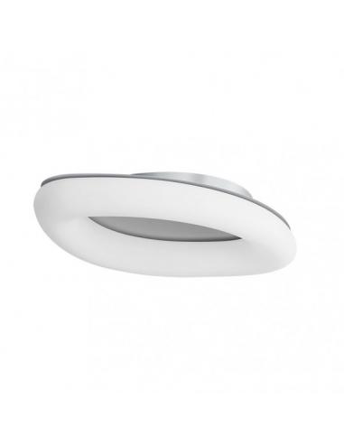 Paris 60w ceiling light 3000-4000-6500k White/silver 5100 Lm 12x73x47 Cm With remote, Memory And Intensity Regulation