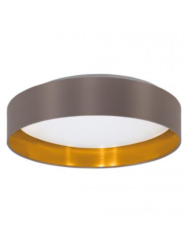 EGLO 31625 - MASERLO LED Ceiling Light in Acrylic, white steel and Textile