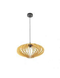 Sapelli Pendant 1xe27 Natural Wood Regx45x45 Cm