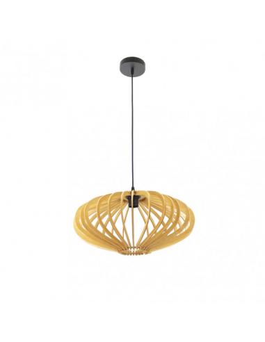 Sapelli Pendant 1xe27 Natural Wood Regx45x45 Cm